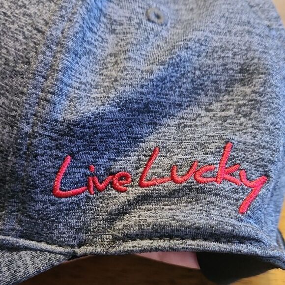 Live Lucky Mens Hat with Embroidered Shamrock Mexican Flag Design - Picture 7 of 7